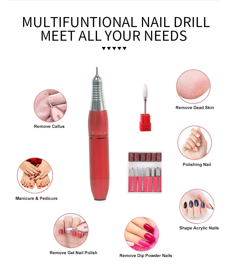 Multifunctional Nail Drill for All Needs